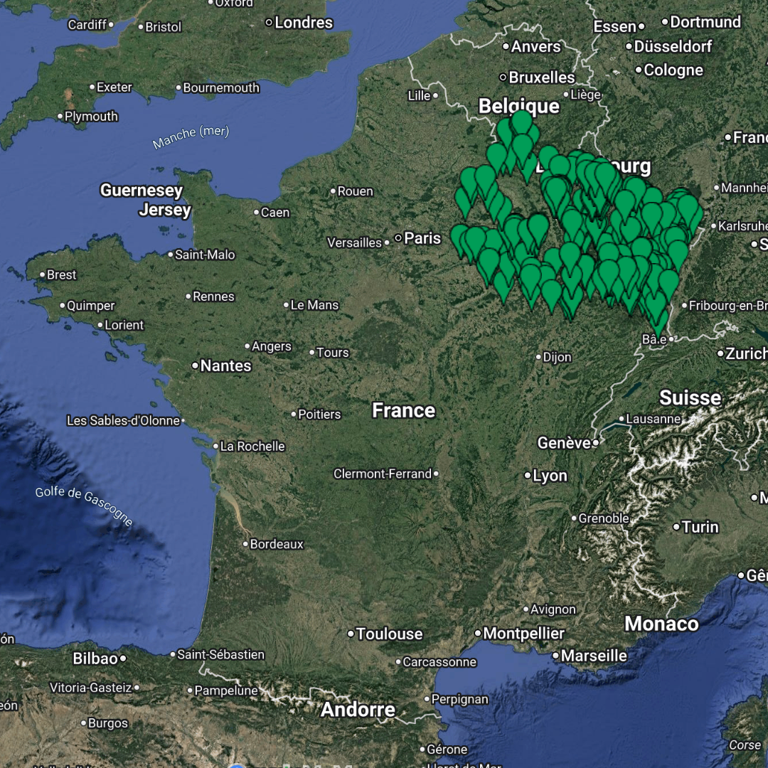 France – GRAND EST – URBEX MAP