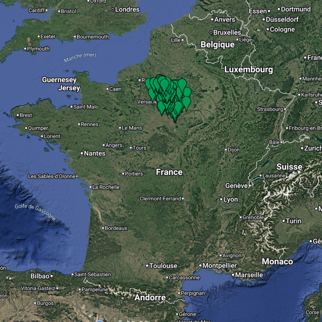 France – ÎLE-DE-FRANCE – URBEX MAP