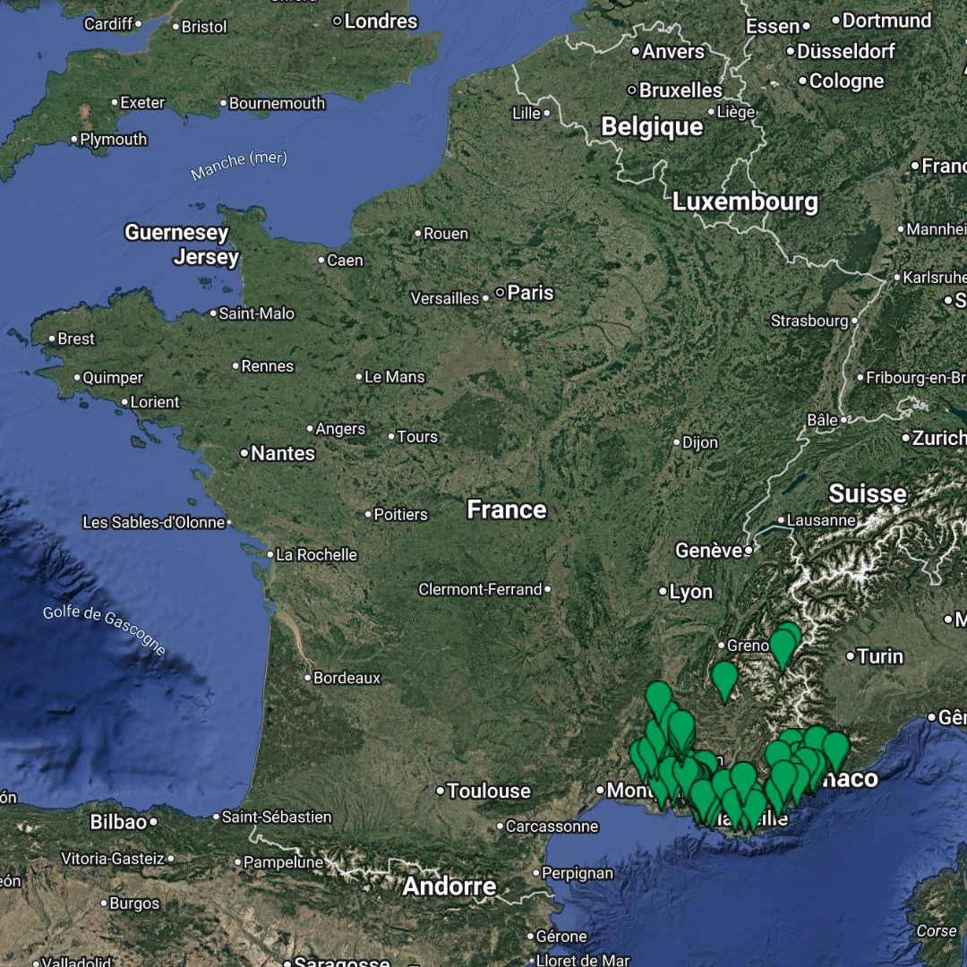 France – PROVENCE-ALPES-CÔTE D’AZUR – URBEX MAP